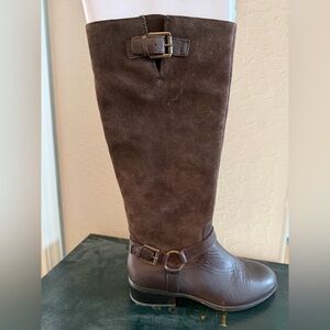 Ralph Lauren Brown Knee-High Boots